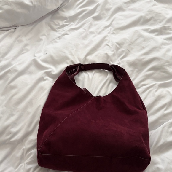 Banana Republic Handbags - Banana Republic Deep Burgundy Hobo Bag